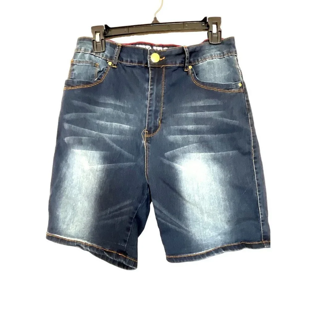 VIP Bermuda Jean Shorts 33 - Picture 2 of 7